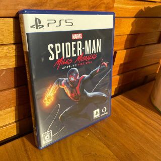 マーベル(MARVEL)のps5 スパイダーマン　Miles Morales 美品(家庭用ゲームソフト)