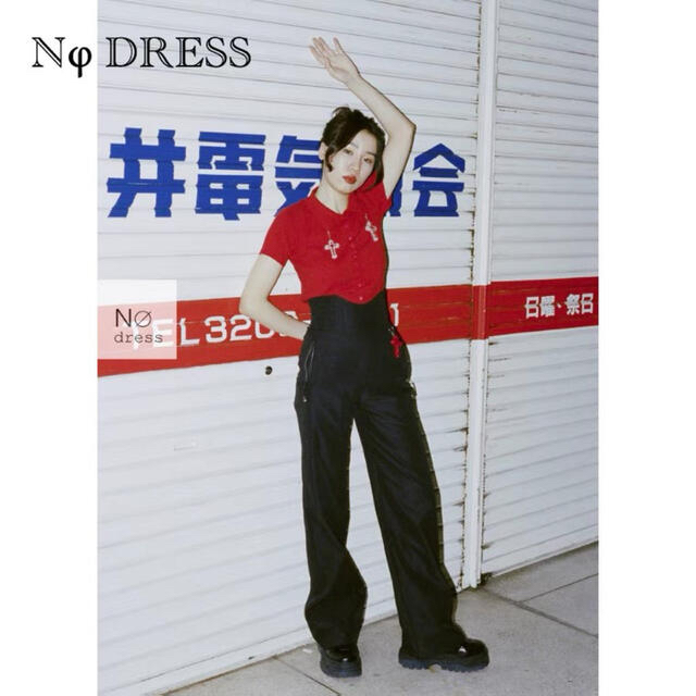 PAMEO POSE(パメオポーズ)の「nodress」 十字架　パンツ レディースのパンツ(カジュアルパンツ)の商品写真