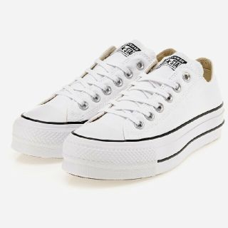 コンバース(CONVERSE)のコンバース　チャックテイラー　オールスター　厚底　ホワイト(スニーカー)