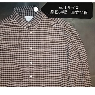 エイチアンドエム(H&M)の美品　eurLサイズ　H&M  ボタンダウンシャツ(シャツ)