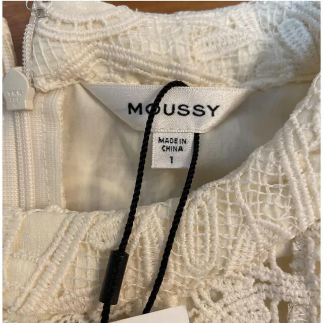 moussy 白　レースワンピース　新品未使用 6