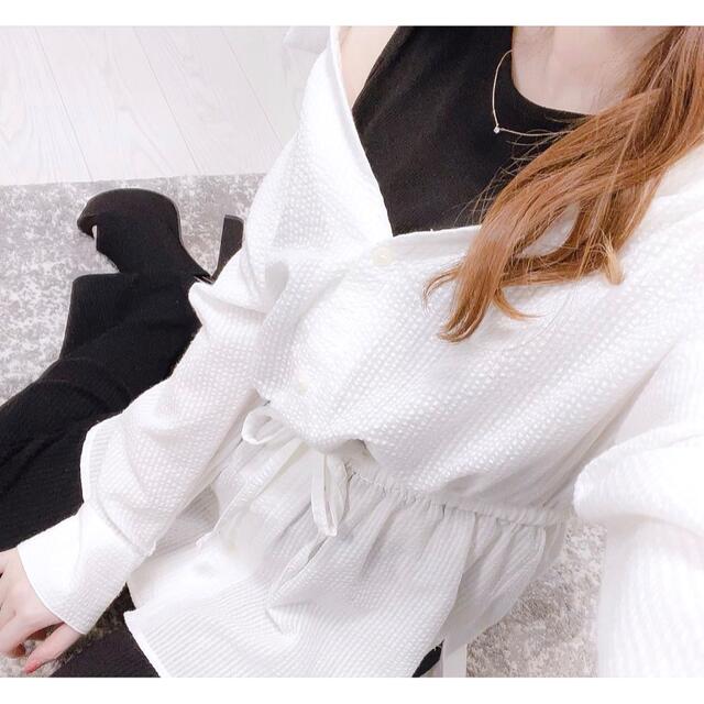 AZUL by moussy(アズールバイマウジー)の美品➤AZUL by moussy インナードッキングTop’s ♡ レディースのトップス(シャツ/ブラウス(長袖/七分))の商品写真