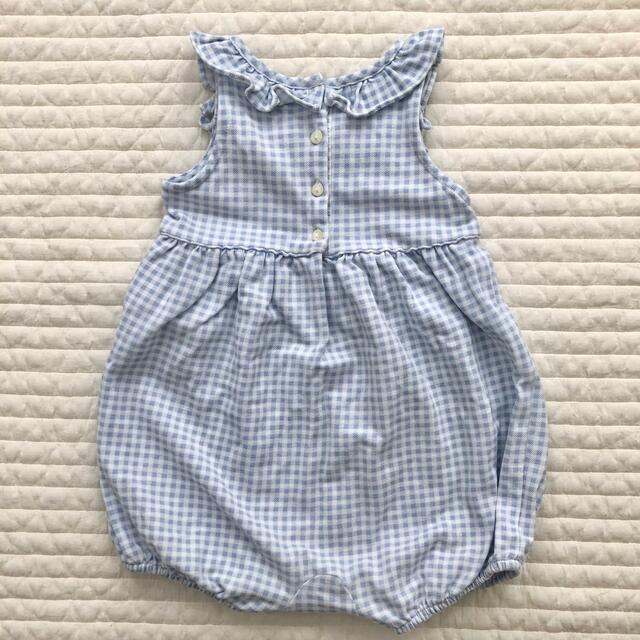 Ralph Lauren(ラルフローレン)のラルフローレン ロンパース ギンガムチェック 9M キッズ/ベビー/マタニティのベビー服(~85cm)(ロンパース)の商品写真