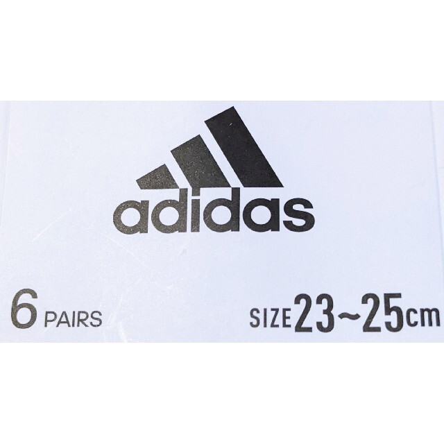 adidas(アディダス)のadidas レディース用靴下【6足セット】23~25cm レディースのレッグウェア(ソックス)の商品写真
