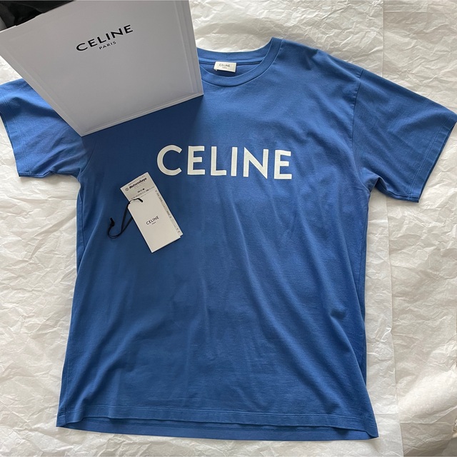 celine ロゴ tシャツL 国内正規品Tシャツ/カットソー(半袖/袖なし)