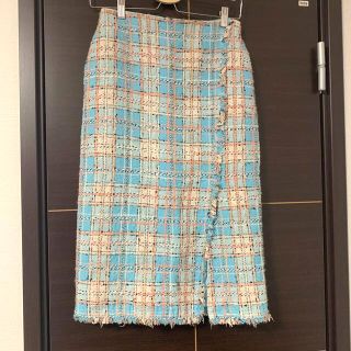 drawer ミックスツイード スカート 20ss-