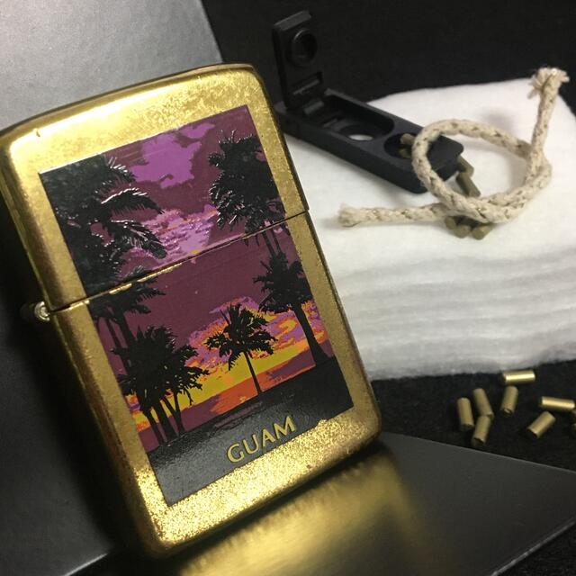 ZIPPO ジッポー ソリッドブラス 1932-1987 ダブルイヤー グアム | フリマアプリ ラクマ