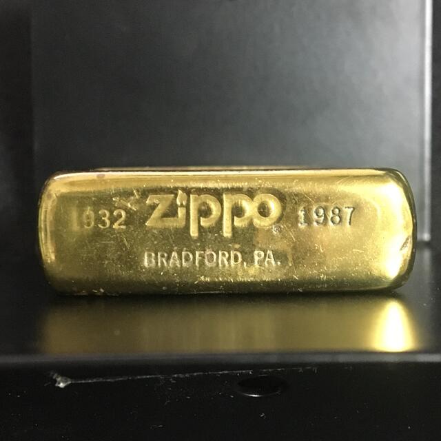 ZIPPO ジッポー ソリッドブラス 1932-1987 ダブルイヤー グアム