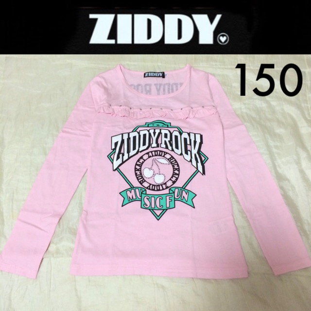 ZIDDY(ジディー)の新品☆ZIDDYチェリーロンＴ長袖ＴシャツジディジェニィラブトキシックALGY キッズ/ベビー/マタニティのキッズ服女の子用(90cm~)(Tシャツ/カットソー)の商品写真
