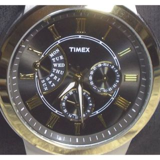 タイメックス(TIMEX)の【電池新品】TIMEX タイメックス★ステンレス★中古良品★動作ＯＫ(腕時計(アナログ))