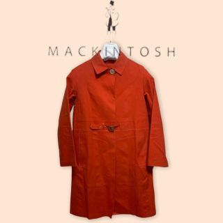 マッキントッシュ(MACKINTOSH)のMACKINTOSH マッキントッシュ　ゴム引きコート　32 Sサイズ　レッド(スプリングコート)