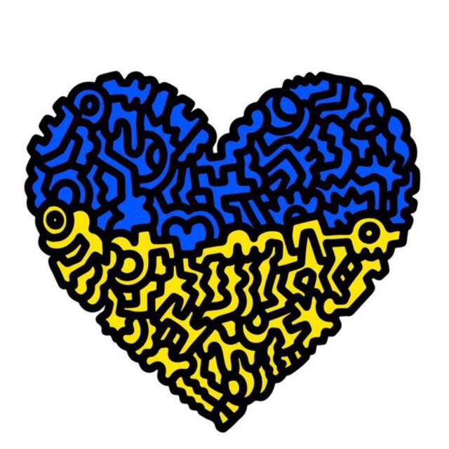 Mr.Doodle 'Doodle for Ukraine' print エンタメ/ホビーの美術品/アンティーク(版画)の商品写真