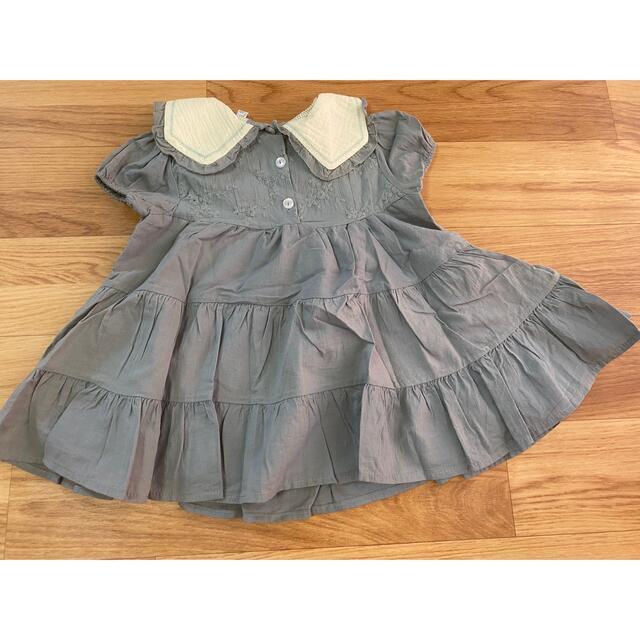 しまむら(シマムラ)のしまむら　バースデイ　ワンピース　女の子服 キッズ/ベビー/マタニティのキッズ服女の子用(90cm~)(ワンピース)の商品写真