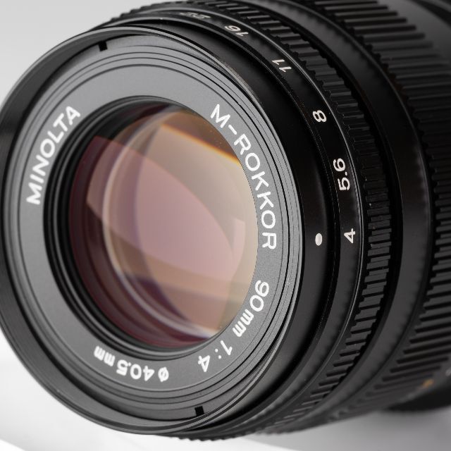 誰得な極美品!中身はライカ!MINOLTA M-ROKKOR 90mm f4 | www