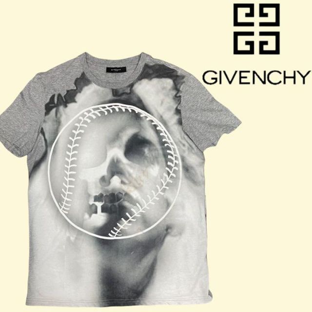 GIVENCHY ジバンシー　カットソー　Tシャツプリント　ベースボール　スカル