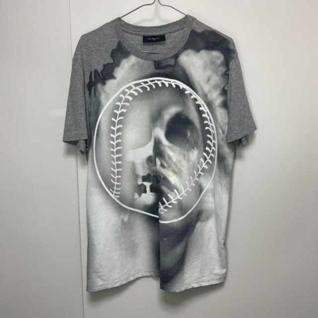 GIVENCHY ジバンシー カットソー Tシャツプリント ベースボール スカル