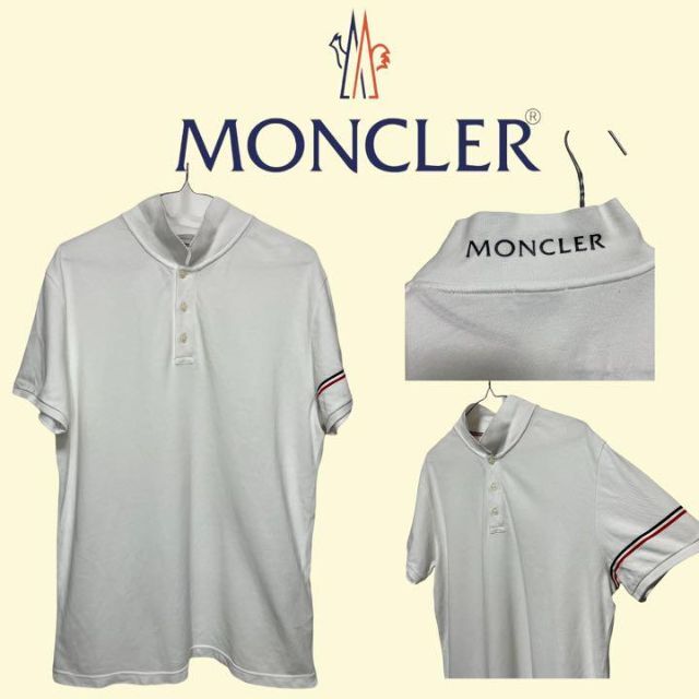 MONCLER モンクレール ポロシャツ ハイブランド 襟 ロゴ トリコロール