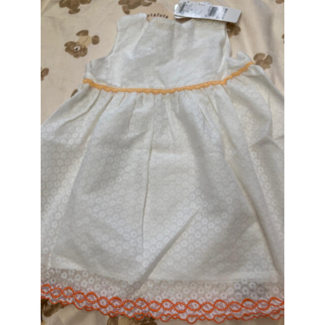 kid’s zoo(キッズズー)のキッズズー　新品　ワンピース　90cm ベビー　花柄　女の子　春服　夏服　キャミ キッズ/ベビー/マタニティのキッズ服女の子用(90cm~)(ワンピース)の商品写真