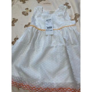 キッズズー(kid’s zoo)のキッズズー　新品　ワンピース　90cm ベビー　花柄　女の子　春服　夏服　キャミ(ワンピース)