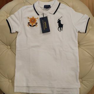 ラルフローレン(Ralph Lauren)の★新品★ラルフローレン 半袖ポロシャツ ホワイト(Tシャツ/カットソー)