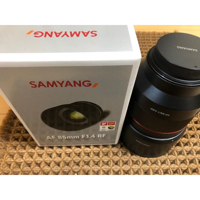 激安価格の - Canon AF85mm SAMYANG F1.4RF レンズ(単焦点