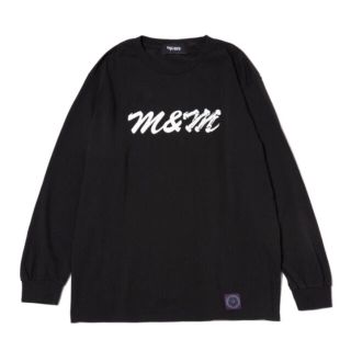 エムアンドエム(M&M)のM&M×MASSES PRINT L/S T-SHIRT プリント ロンT L(Tシャツ/カットソー(七分/長袖))