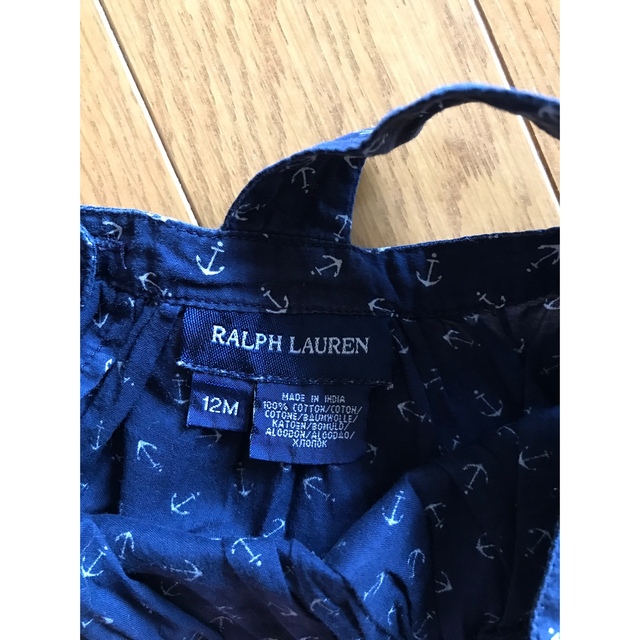 Ralph Lauren(ラルフローレン)のラルフローレンのワンピースとGapのボレロカーディガンのセット キッズ/ベビー/マタニティのベビー服(~85cm)(ワンピース)の商品写真