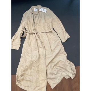 ザラ(ZARA)のZARA新品未使用　ロングガウンコート(ロングコート)