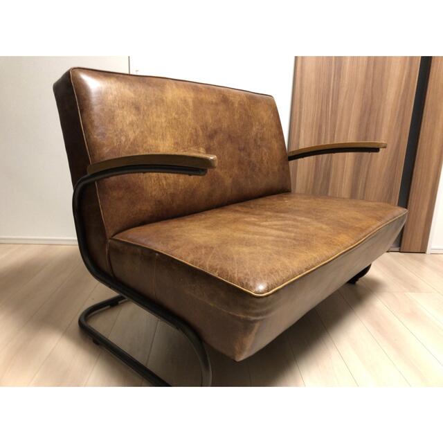 【値引交渉可】クラッシュゲート SCAR SOFA 定価16万円 本革 レザー