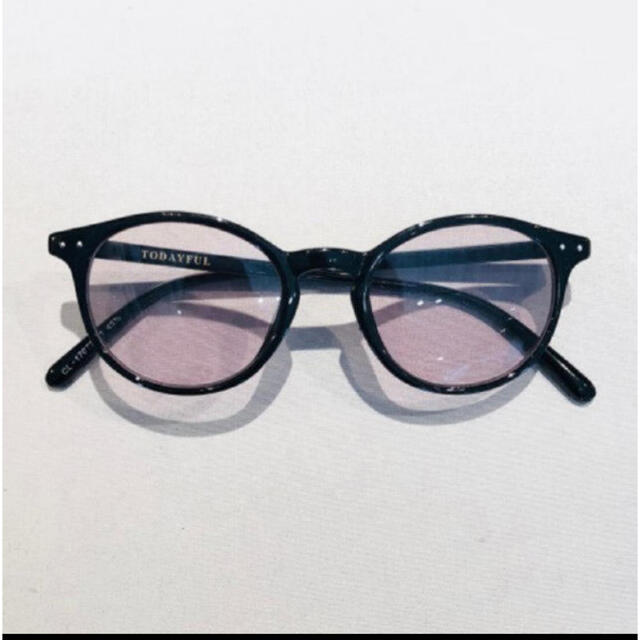TODAYFUL(トゥデイフル)のTODAYFUL カラーレンズサングラス シンプル ブラック 黒 ピンク 夏秋 レディースのファッション小物(サングラス/メガネ)の商品写真