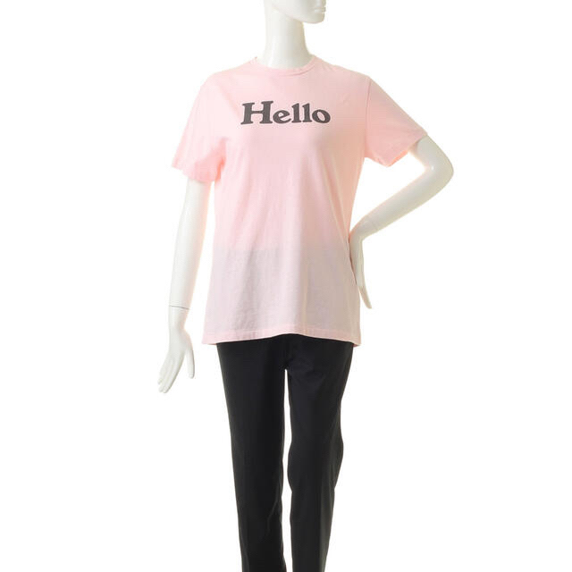 MADISONBLUE(マディソンブルー)の美品　稀少　マディソンブルー  HELLO ハロー　Tシャツ ピンク　00 レディースのトップス(Tシャツ(半袖/袖なし))の商品写真