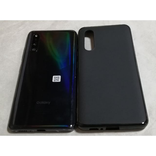 Galaxy(ギャラクシー)の新同 Galaxy A41 SCV48 黒 SIMフリー おまけ付 スマホ/家電/カメラのスマートフォン/携帯電話(スマートフォン本体)の商品写真