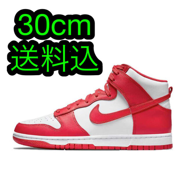 NIKE(ナイキ)のNike Dunk High Championship White Red メンズの靴/シューズ(スニーカー)の商品写真