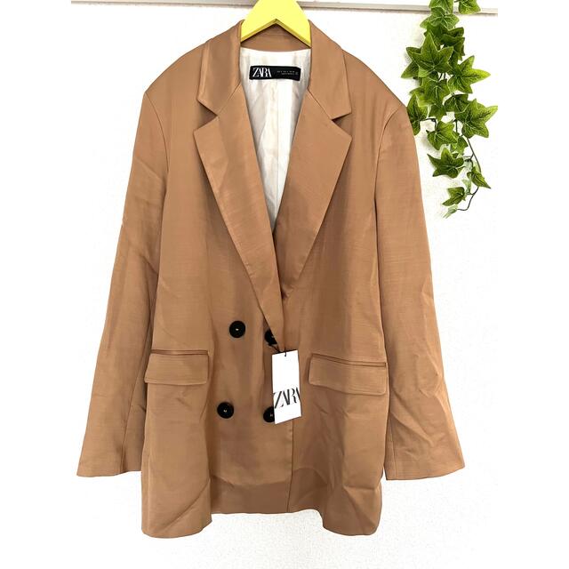 ★タグ付き未使用 ZARA MAN テーラードジャケット 光沢 定価19,900