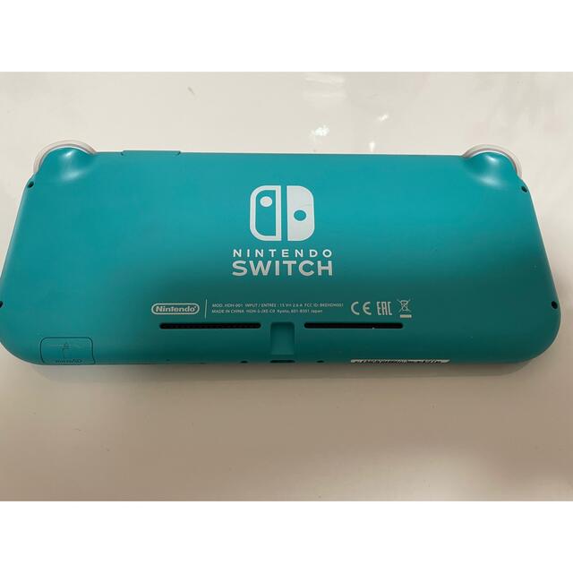 Nintendo Switch(ニンテンドースイッチ)のNintendo Switch light ターコイズブルー エンタメ/ホビーのゲームソフト/ゲーム機本体(携帯用ゲーム機本体)の商品写真