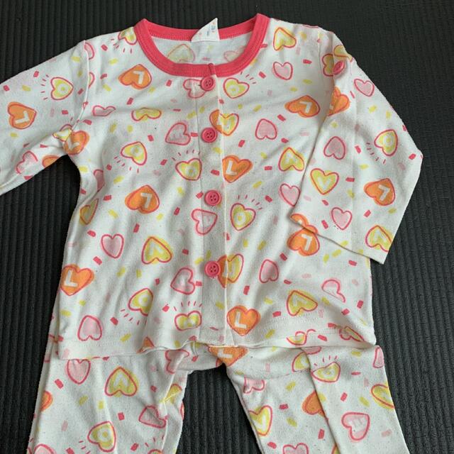 女の子　パジャマ　90  上下2着セット キッズ/ベビー/マタニティのキッズ服女の子用(90cm~)(パジャマ)の商品写真