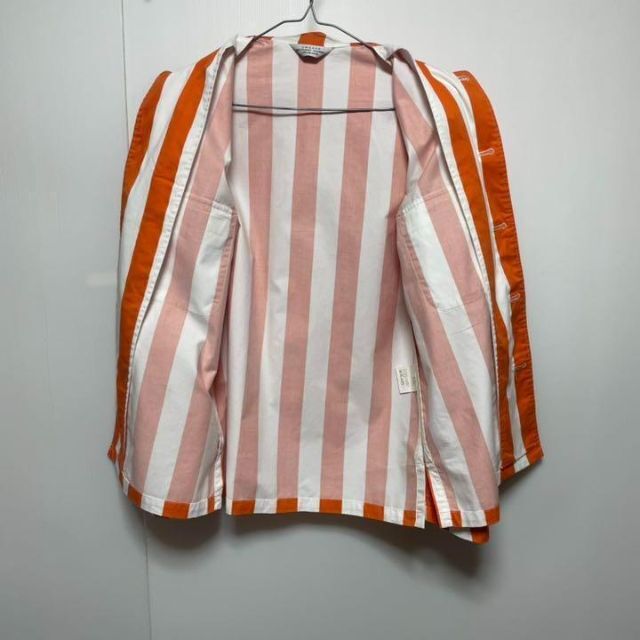 UNUSED(アンユーズド)のUNUSED アンユーズド　カバーオール　ストライプ　オレンジ　ドメスティック メンズのジャケット/アウター(カバーオール)の商品写真