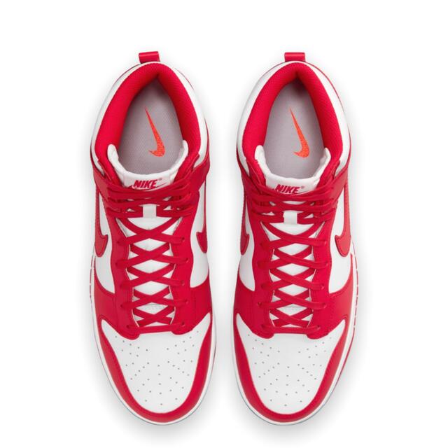 Dunk High Championship White and Red メンズの靴/シューズ(スニーカー)の商品写真