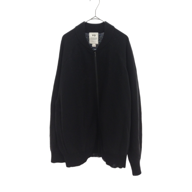 Y-3 ワイスリー 21AW M CLASSIC KNIT FULLZIP SWEATER フルジップ ニットセーター ジャケット GV4216