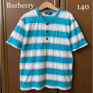 バーバリー(BURBERRY)のバーバリー　半袖　シャツ　ボーダー　Tシャツ　140 春　夏　セリーヌ グッチ (Tシャツ/カットソー)