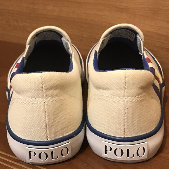 Ralph Lauren(ラルフローレン)の新品　未使用　Ralph Lauren スリッポン  トリコロール　ラルフ  キッズ/ベビー/マタニティのキッズ靴/シューズ(15cm~)(スリッポン)の商品写真