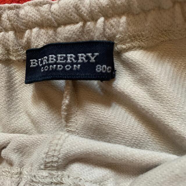 BURBERRY(バーバリー)のバーバリー　80cm 半ズボン キッズ/ベビー/マタニティのベビー服(~85cm)(パンツ)の商品写真