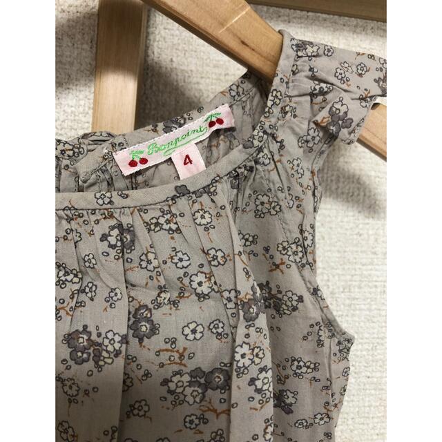 Bonpoint(ボンポワン)のボンポワン 小花柄 ワンピース 4a キッズ/ベビー/マタニティのキッズ服女の子用(90cm~)(ワンピース)の商品写真