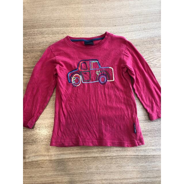 NEXT(ネクスト)の【92サイズ】お値下げ！next赤ロングTシャツ キッズ/ベビー/マタニティのキッズ服男の子用(90cm~)(Tシャツ/カットソー)の商品写真