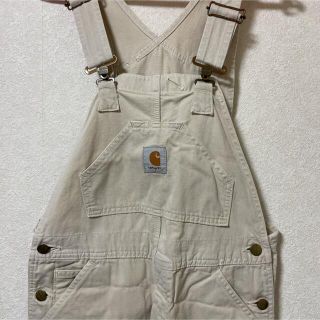 Carhartt オーバーオール ベージュの通販 by |カーハートならラクマ
