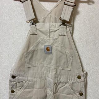 カーハート(carhartt)のCarhartt オーバーオール ベージュ(サロペット/オーバーオール)