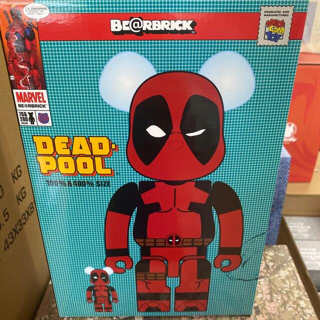 ハンドメイドBE@RBRICK DEAD POOL 100%&400%