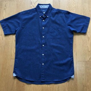 マックハウス(Mac-House)の専用　Navy メンズ半袖シャツ　Lサイズ(シャツ)