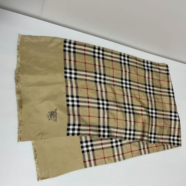 BURBERRY バーバリー ストール スカーフ シルク100% ノバチェック