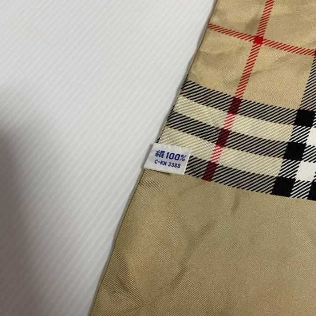 BURBERRY バーバリー　ストール　スカーフ　シルク100% ノバチェック